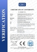 CHINA Dongguan Excar Electric Vehicle Co., Ltd certificaciones