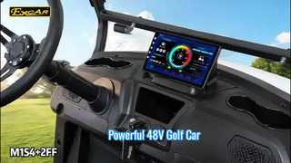M1S4+2FF Blanco Vea por qué elegir 48 voltaje Golf Electric Car 350A Controlller 3.7KW USA Motor Certificado CE