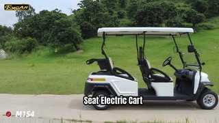 M1S4 White Electric Golf Carts