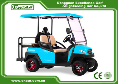 EXCAR blue 2 Seater electric golf car 48V AC motor golf buggy for sale